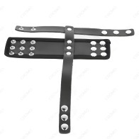 Kink Cage Penis Ring with Ball Divider Strap