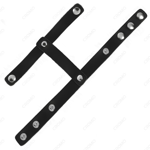 Kink - Penis Ring and Ball Divider Adjustable Leather