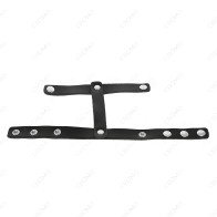 Kink - Anillo Pene Y Correa Divisora De Bolas Cuero Ajustable