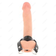 Kink D-Shaped Metal Cock Ring 18.5 x 3.3cm