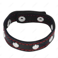 Kink Leather Spiked Cock Ring