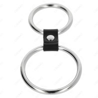 Kink Anillo Pene Doble Metal