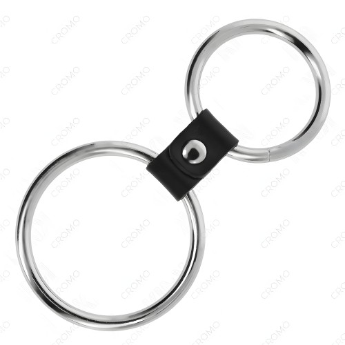 Kink Anillo Pene Doble Metal