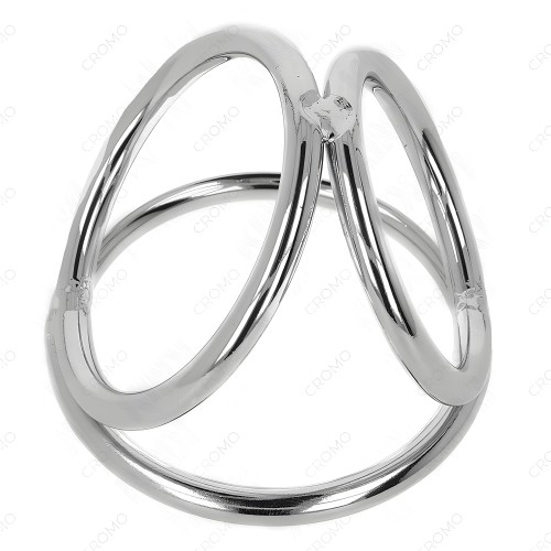 Kink - Anillo Pene Triple Metal Cromado
