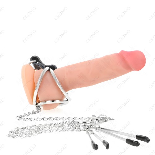 Triple Metal Penis Ring by KINK