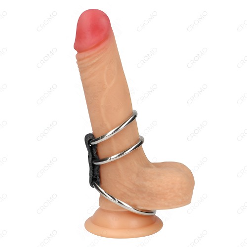 Anillo Pene Triple Metal Kink