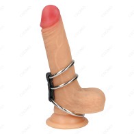 Anillo Pene Triple Metal Kink