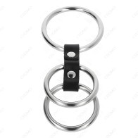 Kink Triple Metal Penis Ring