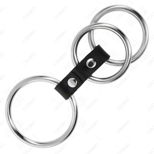 Kink Triple Metal Penis Ring