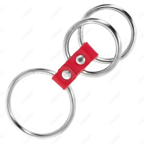 Kink Triple Metal Penis Ring