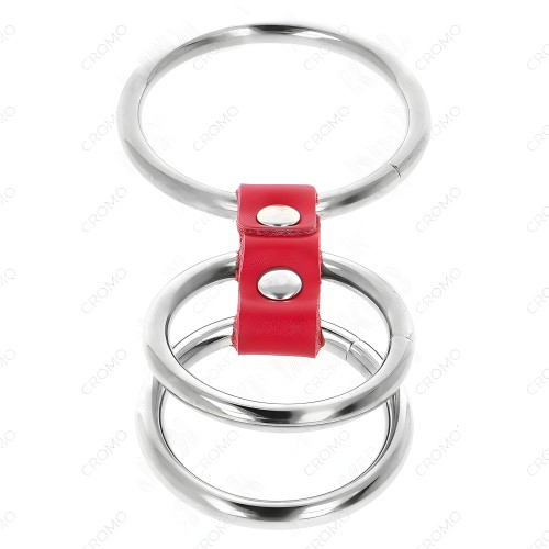 Kink Anillo Pene Triple Metal
