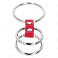 Kink Triple Metal Penis Ring