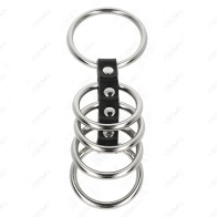 Kink - 5 Metal Penis Rings