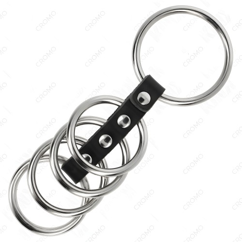Kink - 5 Metal Penis Rings