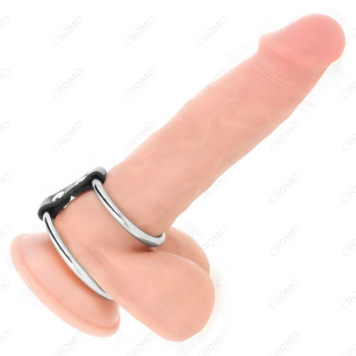 Kink Anillo Pene Doble Metal