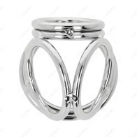 Kink Ring Power Triple Metal Penis Ring 3.8 to 5 cm