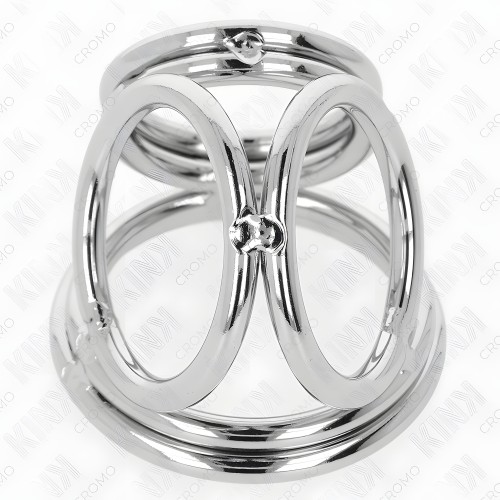 Kink Ring Power Triple Metal Penis Ring 3.8 to 5 cm