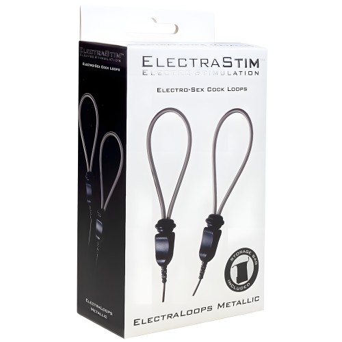 - Electraloops E-stim Anillos Metálicos Ajustables Para Hombres Pene