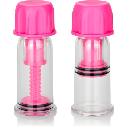 Vacuum Twist Nipple Stimulators Pink