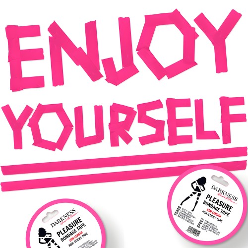 Darkness - Non-Sticky Bondage Tape Pink 15m