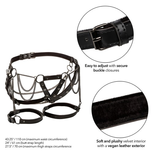 - Euphoria Arnés De Muslo Con Cadenas Premium