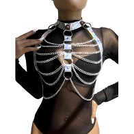 Subblime Chest Harness With Rings And Chains