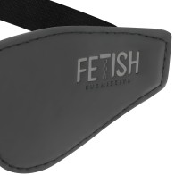 Fetish Submissive Vegan Leather Mask with Neoprene Lining