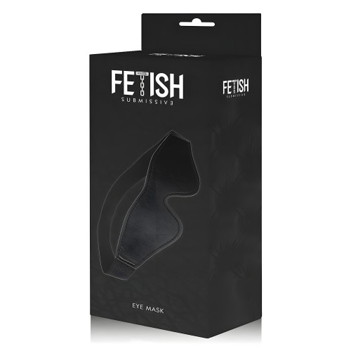Fetish Submissive Vegan Leather Mask with Neoprene Lining