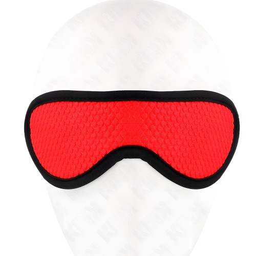 Kink Covered Red Textured Blindfold 20 X 7 Cm