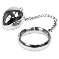 - Cock Ring 40mm + Cadena Con Bola Metal