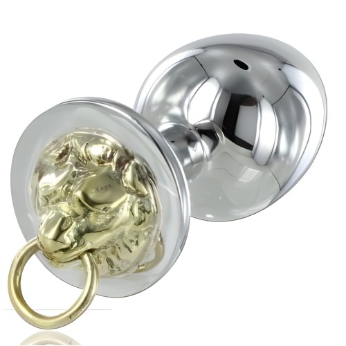 Metal Hard - Tiger Design Anal Plug