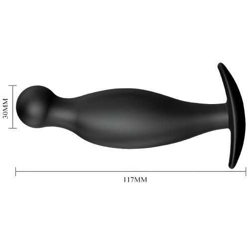 Pretty Love - Plug Anal Silicona 11.7 Cm Negro