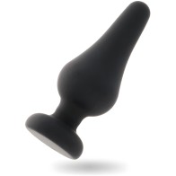 Intense - Anal Plug Pipo L Silicone Negro 13 Cm