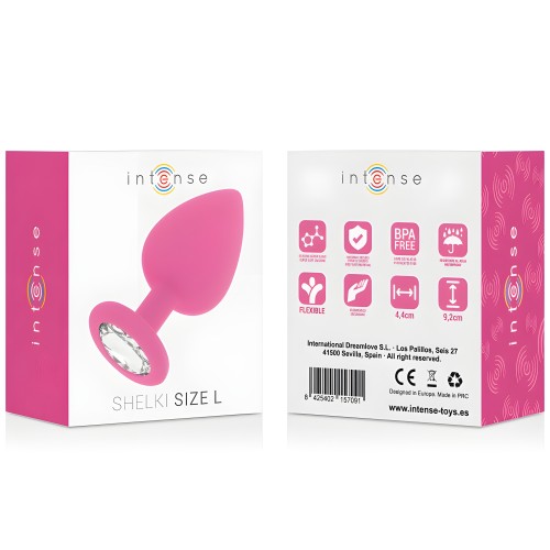 Intense Shelki L Anal Plug - Fuchsia