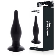 Addicted Toys - Plug Anal 14.5 Cm Negro - Seguro y Cómodo