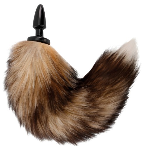 Darkness Natural Tail Anal Plug Silicone 10cm