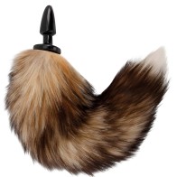 Darkness Natural Tail Anal Plug Silicone 10cm