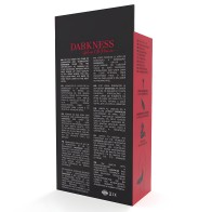 Darkness Silicone Anal Plug with White Tail