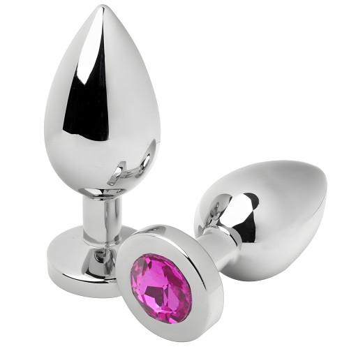Anal Plug Diamond - Pink Small