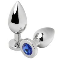 - Plug Anal Diamond Azul Medium 7.62cm