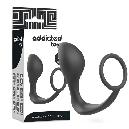 Addicted Toys Anal Plug - Silicone Ring