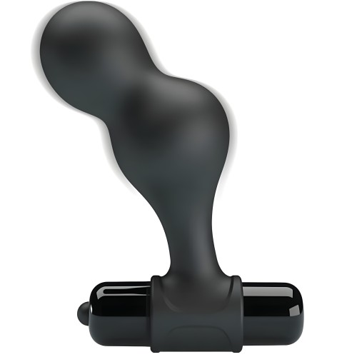 - Plug Anal Vibrador De Silicona Negro