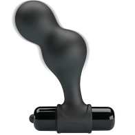 Black Silicone Anal Vibrator Plug