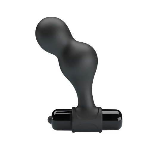 - Plug Anal Vibrador De Silicona Negro