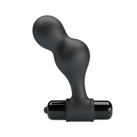 - Plug Anal Vibrador De Silicona Negro