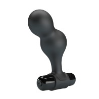 - Plug Anal Vibrador De Silicona Negro