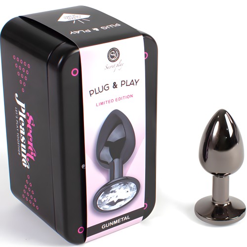Secretplay - Gunmetal Butt Plug Talla S 7 Cm