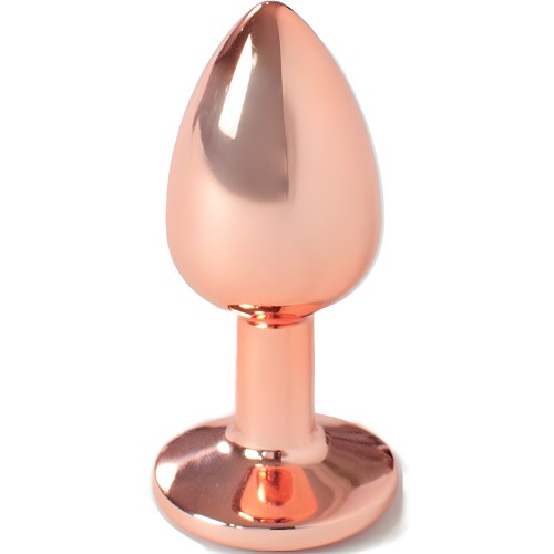 Secretplay Metal Butt Plug Oro Rosa Talla S