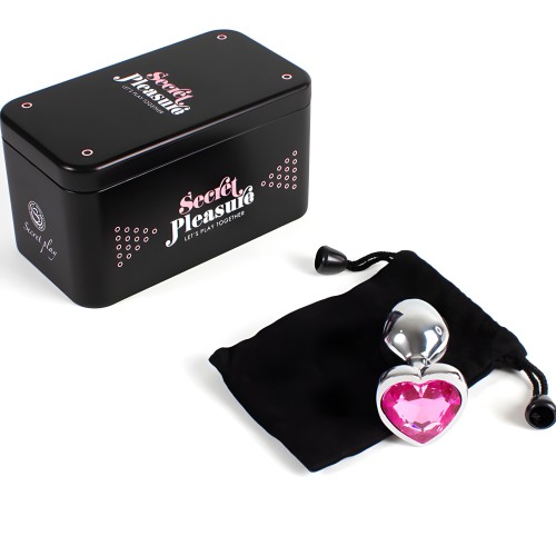Secretplay Metal Heart Butt Plug