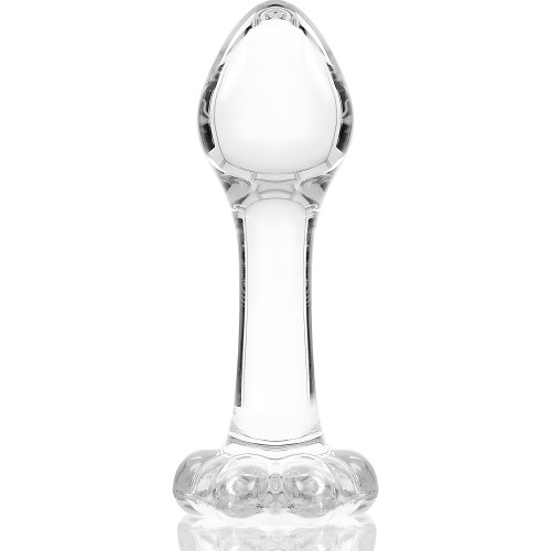 Nebula Series by Ibiza Transparent Glass Plug Model 2